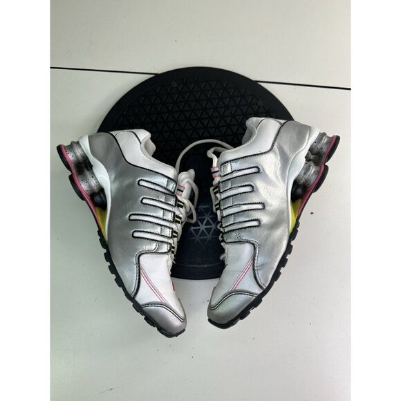 Nike Shox NZ SL Women's Running Shoes US Sz 6 White Silver Pink - Picture 9 of 9